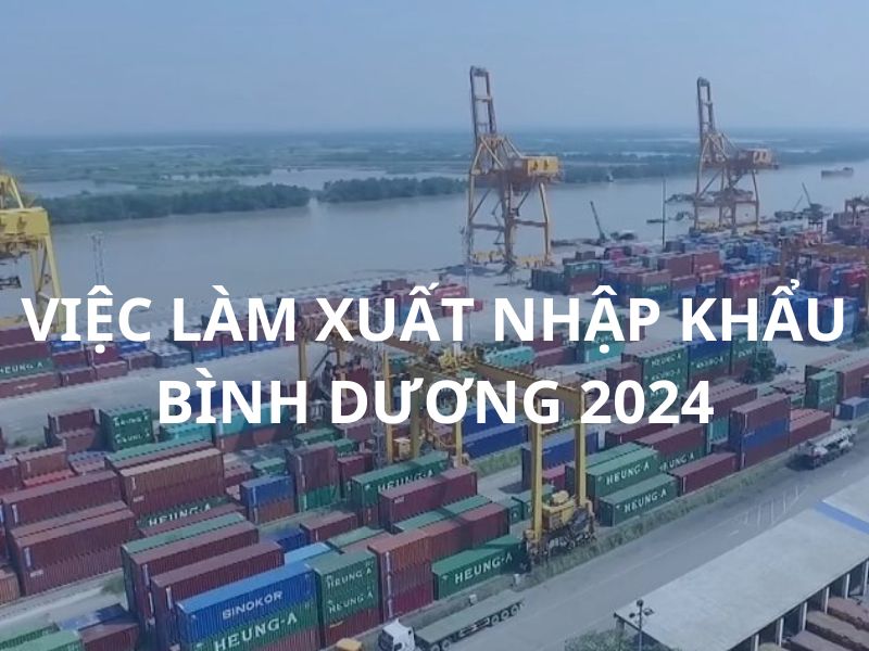 Cơ hội việc làm xuất nhập khẩu tại Bình Dương 2024 đang gia tăng